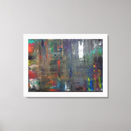 夕闇を貫く キャンバスプリント (正面)