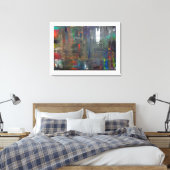 夕闇を貫く キャンバスプリント (インサイチュ (寝室))