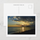 夕陽を眺める: 日本 江ノ島 ポストカード (正面/裏面)