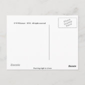 夕食のためにハイになる ポストカード (裏面)