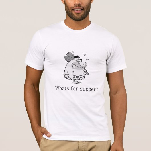 夕食のため何がですか。 Tシャツ (正面)