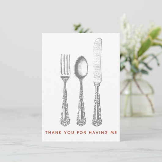 夕食のカードをお願いしてありがとう サンキューカード (スタンド正面)