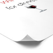 夕食のポスター用にワインを飲んでいる ポスター (角)