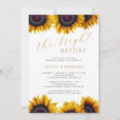 夕食のリハ結婚ーサル前の夜 招待状 (正面)