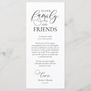 . .夕食の席設定感謝のカルグラフカード プログラム