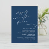 夕食の後ずっと幸せに結婚の駆け落ちパーティー 招待状 (スタンド正面)