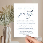 夕食の後ずっと楽しくパーティーの結婚駆け落ち 招待状