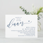 夕食の後ずっと楽し結婚くハート 招待状 (スタンド正面)