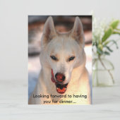 夕食の招待とユーモアのtouch 招待状 (スタンド正面)