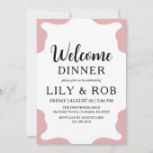 夕食の招待 招待状 (正面)