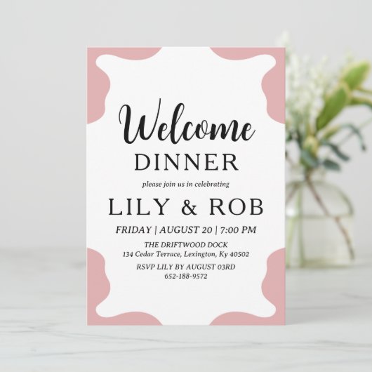 夕食の招待 招待状 (スタンド正面)