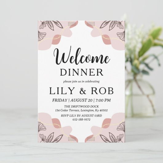 夕食の招待 招待状 (スタンド正面)