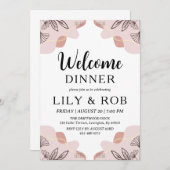 夕食の招待 招待状 (正面/裏面)