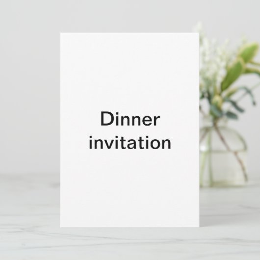 夕食の招待 招待状 (スタンド正面)