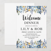 夕食の招待 招待状 (正面/裏面)