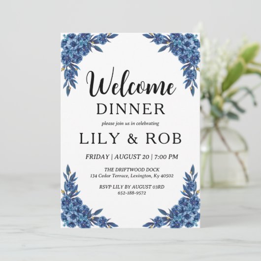 夕食の招待 招待状 (スタンド正面)