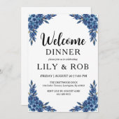 夕食の招待 招待状 (正面/裏面)