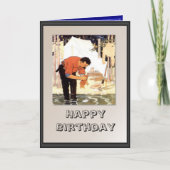 夕食の準備をしています カード (正面)