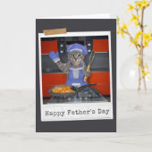 夕食の準備完了!父の日のカード カード (黄色い花)