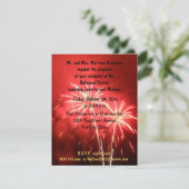 夕食の花火のリハーサル 招待状 (スタンド正面)