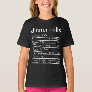 夕食の転が栄養の事おもしろい実 Tシャツ