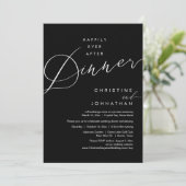 夕食の駆け落ち結婚スクリプトの後で幸せに 招待状 (スタンド正面)