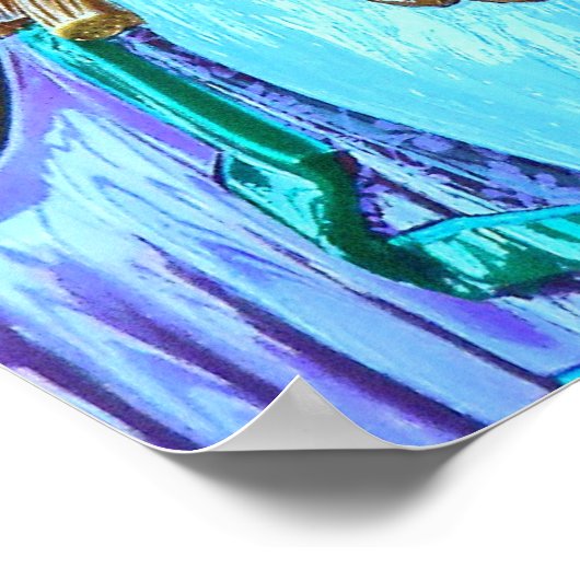 夕食の魚 ポスター (角)