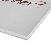 夕食は?トルコ予測できな感謝祭 カッティングボード (角)