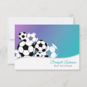 夕食付きサッカーの応答カード 出欠カード (裏面)