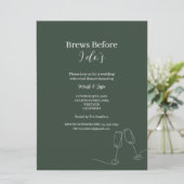 夕食前のROE Dusky Green & White Brews 招待状 (スタンド正面)