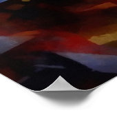 夕食後の洗濯 ポスター (角)