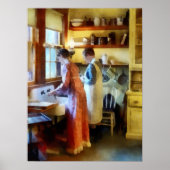 夕食後の洗濯 ポスター (正面)