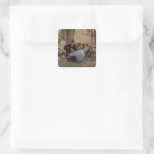 夕食後、1888年 スクエアシール (バッグ)