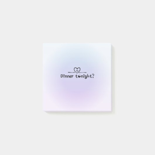 夕食日 ポストイット (正面)