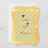 夕食日 招待状 (正面)