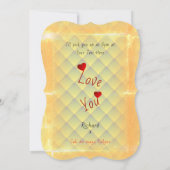 夕食日 招待状 (裏面)