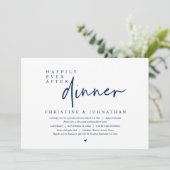 夕食結婚のパーティーの後で幸いにも駆け落ち 招待状 (スタンド正面)