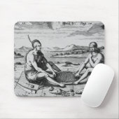 夕食1705年の人そして彼の妻 マウスパッド (マウス)