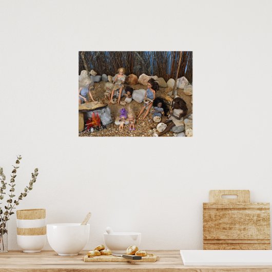 夕飯が出る。 ポスター (キッチン)