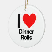 夕飯が大好き転がだ セラミックオーナメント (左)