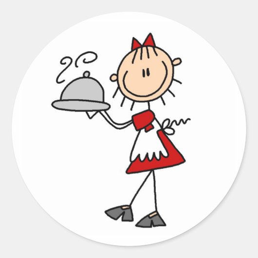 夕飯が済んだ ラウンドシール (正面)