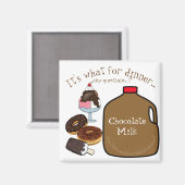 「夕飯に何か…何か質問は?」 マグネット (正面/裏面)