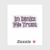 夕飯の中でパープルの漬物を信用する シール (シート)