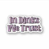 夕飯の中でパープルの漬物を信用する シール (正面)