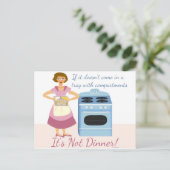 夕飯凍っていは飯の意 ポストカード (スタンド正面)