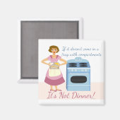 夕飯凍っていは飯の意 マグネット (正面/裏面)