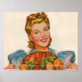 夕飯誇りを持ったを作った主婦 ポスター (正面)