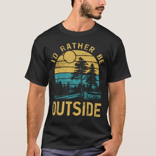 外がいい Tシャツ (正面)