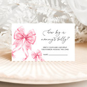 外が寒いママのベリーピンク エンクロージャーカード