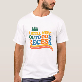 外でのレク遊び大好き！まだまだ外で遊びたい Tシャツ